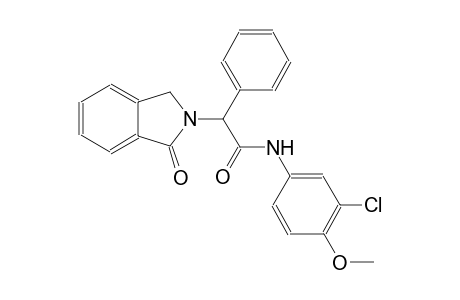 1H-isoindole-2-acetamide, N-(3-chloro-4-methoxyphenyl)-2,3-dihydro-1-oxo-alpha-phenyl-