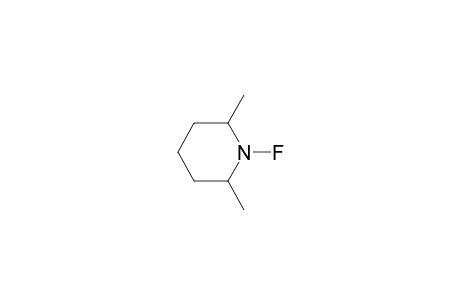 1-Fluoranyl-2,6-dimethyl-piperidine