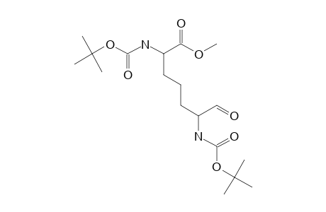 METHYL_2,6-BIS-(TERT.-BUTOXYCARBONYLAMINO)-7-OXOHEPTANOATE