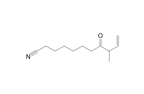 9-Methyl-8-oxo-10-undecenenitrile