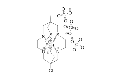 8-CHLORO-1-METHYL-3,13,16-TRITHIA-6,10,19-TRIAZABICYCLO-[6.6.6]-ICOSANE-COBALT-(III)-TRISPERCHLORATE