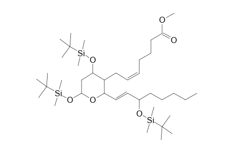 Methyl ester of thromboxane - methyloxime - tris[(t-butyl)dimethylsilyl] derivative