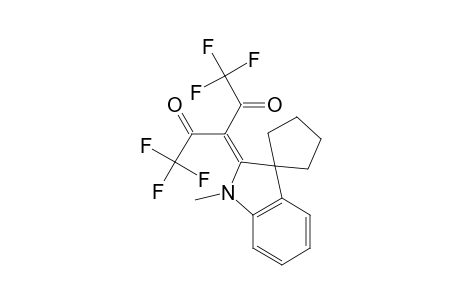 2,4-Pentanedione, 1,1,1,5,5,5-hexafluoro-3-(1'-methylspiro[cyclopentane-1,3'-[3H]indol]-2'(1'H)-ylidene)-