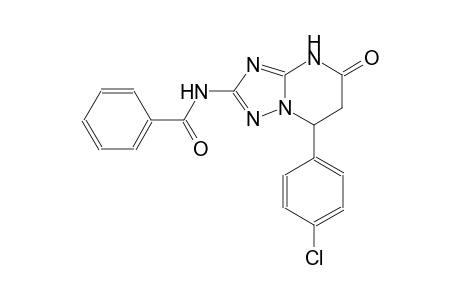 N-[7-(4-chlorophenyl)-5-oxo-4,5,6,7-tetrahydro[1,2,4]triazolo[1,5-a]pyrimidin-2-yl]benzamide