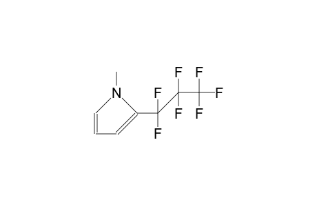 2-Heptafluoropropyl-N-methyl-pyrrole