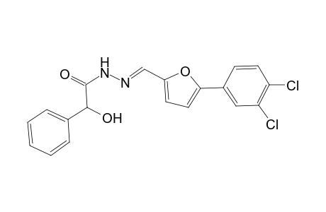 N-[(E)-[5-(3,4-dichlorophenyl)-2-furanyl]methylideneamino]-2-hydroxy-2-phenylacetamide