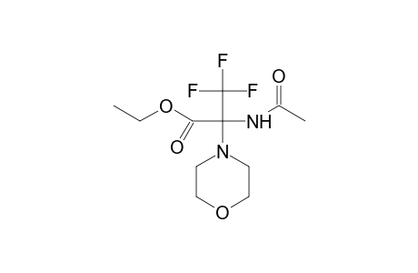 Ethyl 2-acetamido-3,3,3-trifluoro-2-morpholinopropionate