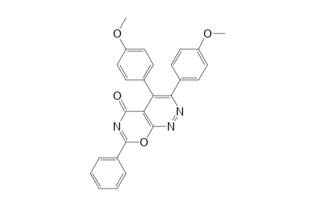 2-Phenyl-5,6-bis(4-methoxyphenyl)pyridazino[3,4-d][3,1]oxazin-4-one