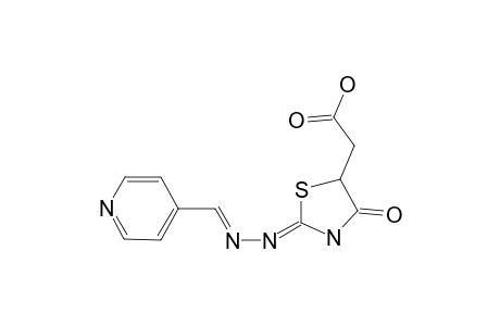 [2-(4-PYRIDYL-METHYLEN-HYDRAZONE)-4-OXO-1,3-THIAZOLIDIN-5-YL]-ACETIC-ACID
