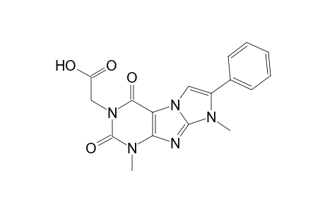1,8-Dimethyl-2-phenyl-imidazo[1,2-f]xanthin-6-yl)acetic acid