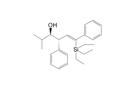 (3R,4R,Z)-2-Methyl-4,5-diphenyl-6-(triethylsilyl)hex-5-en-3-ol