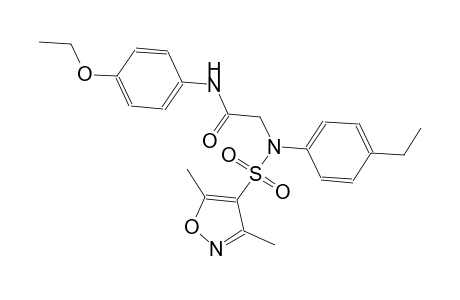 acetamide, 2-[[(3,5-dimethyl-4-isoxazolyl)sulfonyl](4-ethylphenyl)amino]-N-(4-ethoxyphenyl)-