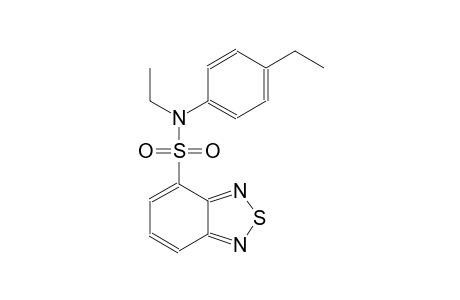 2,1,3-benzothiadiazole-4-sulfonamide, N-ethyl-N-(4-ethylphenyl)-