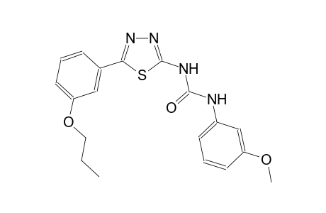 N-(3-methoxyphenyl)-N'-[5-(3-propoxyphenyl)-1,3,4-thiadiazol-2-yl]urea