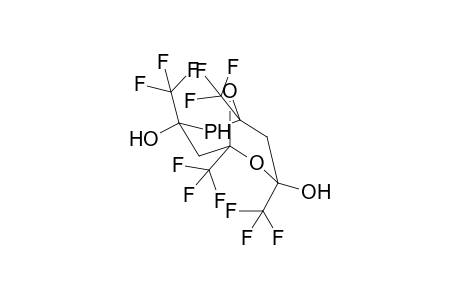 {(1S,3S,5R,7R)/(1R,3R,5S,7S)}-1,3,5,7-Tetrakis(trifluoromethyl)-6,9-dioxa-2-phosphabicyclo[3.3.1]nonane-3,7-diol