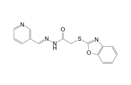 2-(1,3-benzoxazol-2-ylsulfanyl)-N'-[(E)-3-pyridinylmethylidene]acetohydrazide