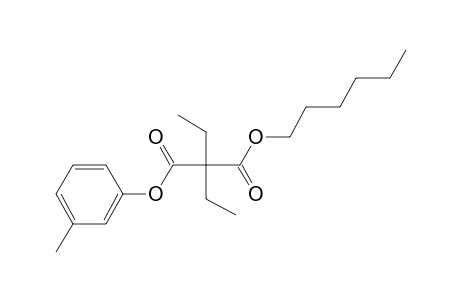 Diethylmalonic acid, hexyl 3-methylphenyl ester