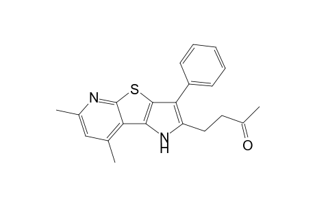 4-(4,6-Dimethyl-3-phenyl-1H-pyrrolo[2',3':4,5]thieno[2,3-b]pyridin-2-yl)butan-2-one