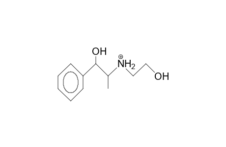 1-Hydroxy-2-(2-hydroxy-ethylamino)-propylbenzene cation