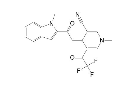 3-CYANO-1-METHYL-4-[((1-METHYL-2-INDOLYL)-CARBONYL)-METHYL]-5-(TRIFLUOROACETYL)-1,4-DIHYDROPYRIDINE