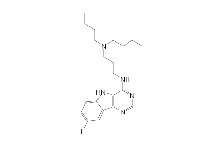 N~1~,N~1~-dibutyl-N~3~-(8-fluoro-5H-pyrimido[5,4-b]indol-4-yl)-1,3-propanediamine