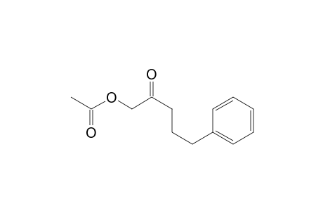 Acetic acid 2-oxo-5-phenylpentyl ester