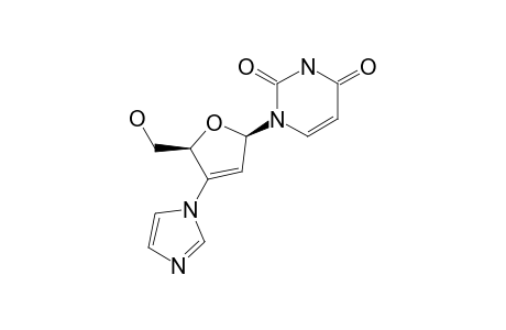 1-[(2R,5S)-4-imidazol-1-yl-5-methylol-2,5-dihydrofuran-2-yl]pyrimidine-2,4-quinone