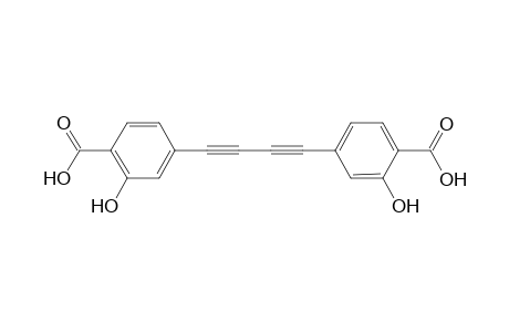 4-[4-(4-carboxy-3-hydroxy-phenyl)buta-1,3-diynyl]-2-hydroxy-benzoic acid