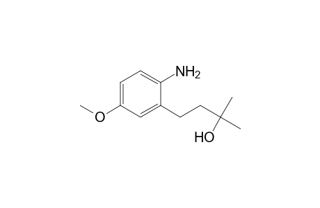 2-(3'-Hydroxy-3'-methylbutyl)-4-methoxy-aniline