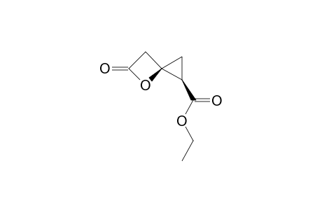 (1R,3R)-5-keto-4-oxaspiro[2.3]hexane-1-carboxylic acid ethyl ester