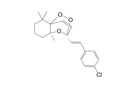 5,5,8a-Triimethyl-2-[2-(4-chlorophenyl)ethenyl]-hexahydrobenzo[b]pyran-2,4a-peroxide