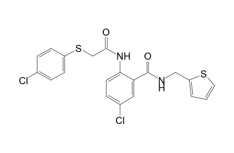 4'-chloro-2-[(p-chlorophenyl)thio]-2'-[(2-thenyl)carbamoyl]acetanilide