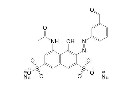 2,7-Naphthalenedisulfonic acid, 5-(acetylamino)-3-[(3-formylphenyl)azo]-4-hydroxy-, disodium salt