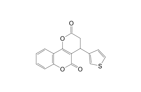 2H,5H-Pyrano[3,2-c][1]benzopyran-2,5-dione, 3,4-dihydro-4-(3-thienyl)-