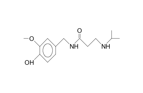 N-(4-Hydroxy-3-methoxy-benzyl)-3-isopropylamino-propionamide