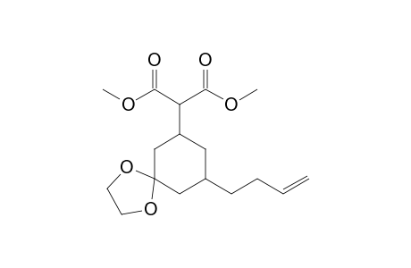 Dimethyl 2-[9-(But-3-enyl)-1,4-dioxaspiro[4.5]dec-7-yl]malonate