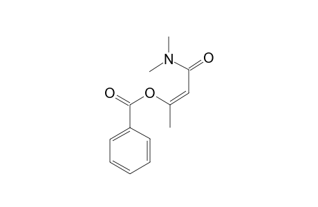 Z-3-benzoyloxy-crotonic acid dimethylamide