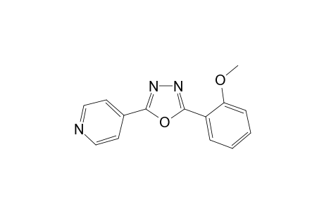 4-[5-(2-methoxyphenyl)-1,3,4-oxadiazol-2-yl]pyridine