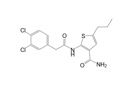 2-{[(3,4-dichlorophenyl)acetyl]amino}-5-propyl-3-thiophenecarboxamide
