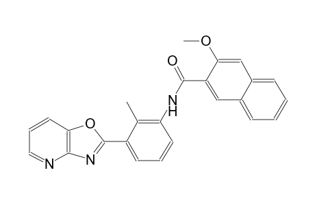 2-naphthalenecarboxamide, 3-methoxy-N-(2-methyl-3-oxazolo[4,5-b]pyridin-2-ylphenyl)-