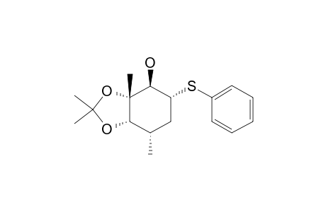 TRANS,CIS-3,5-DIMETHYL-1-(PHENYLTHIO)-TRANS,CIS,CIS-2,3,4-TRIHYDROXYCYCLOHEXANE-3,4-ACETONIDE