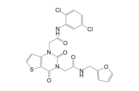 1-[3-(2,5-dichlorophenyl)-2-oxopropyl]-3-[4-(furan-2-yl)-2-oxobutyl]-1H,2H,3H,4H-thieno[3,2-d]pyrimidine-2,4-dione