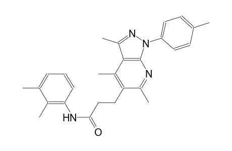 1H-pyrazolo[3,4-b]pyridine-5-propanamide, N-(2,3-dimethylphenyl)-3,4,6-trimethyl-1-(4-methylphenyl)-