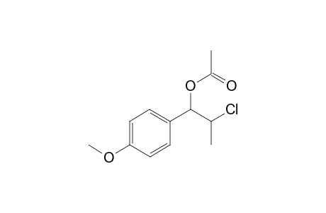 2-Chloro-1-(4-methoxyphenyl)propyl acetate