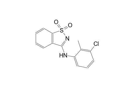 N-(3-chloro-2-methylphenyl)-1,2-benzisothiazol-3-amine 1,1-dioxide