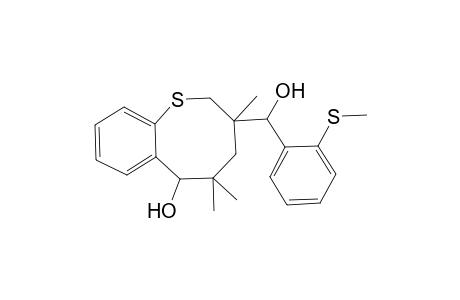 2H-1-Benzothiocin-3-methanol, 3,4,5,6-tetrahydro-6-hydroxy-3,5,5-trimethyl-.alpha.-[2-(methylthio)phenyl]-