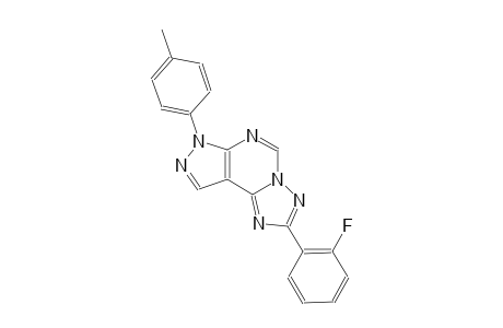 2-(2-fluorophenyl)-7-(4-methylphenyl)-7H-pyrazolo[4,3-e][1,2,4]triazolo[1,5-c]pyrimidine