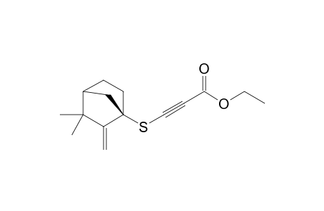 Ethyl 3-{[(1R)-3,3-dimethyl-2-methylenebicyclo[2.2.1]hept-1-yl]sulfanyl}-2-propynoate