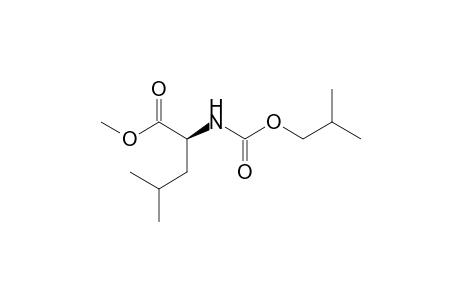methyl (2S)-2-(isobutoxycarbonylamino)-4-methyl-pentanoate