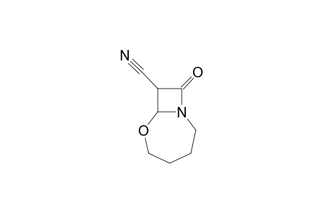 6-Oxa-1-azabicyclo[5.2.0]nonane-8-carbonitrile, 9-oxo-
